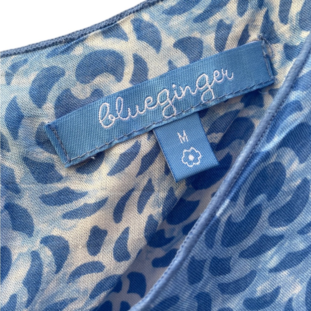 Blue Ginger Marina Lightweight Flowy Sleeveless Asymmetrical Top Tunic Size Med - Picture 6 of 11